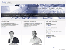 Tablet Screenshot of data-link.dk